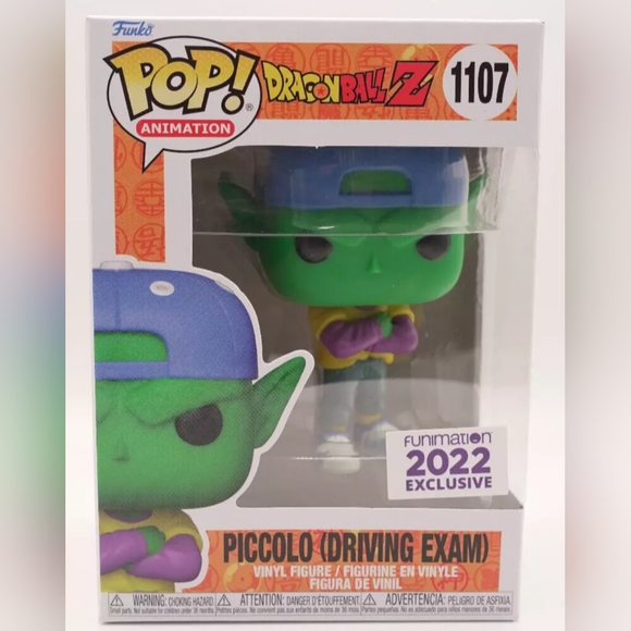 Funko Pop! 1107 Piccolo (DRIVING EXAM) Funimation 2022 Exclusive /w Protector - Picture 1 of 4